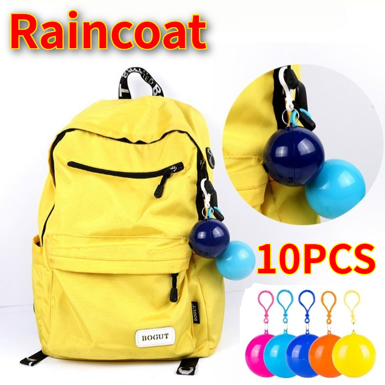 10PCS Colorful Mini Portable R - Emergency Poncho Rain review and price