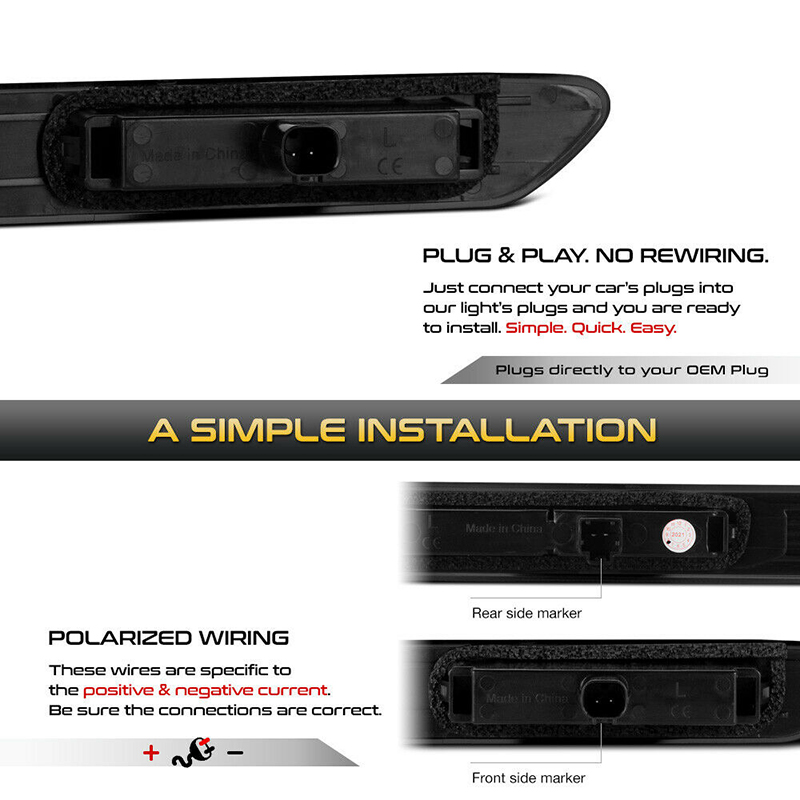 Smoked Lens Front Amber / Rear - Signal Flare Kit review and price