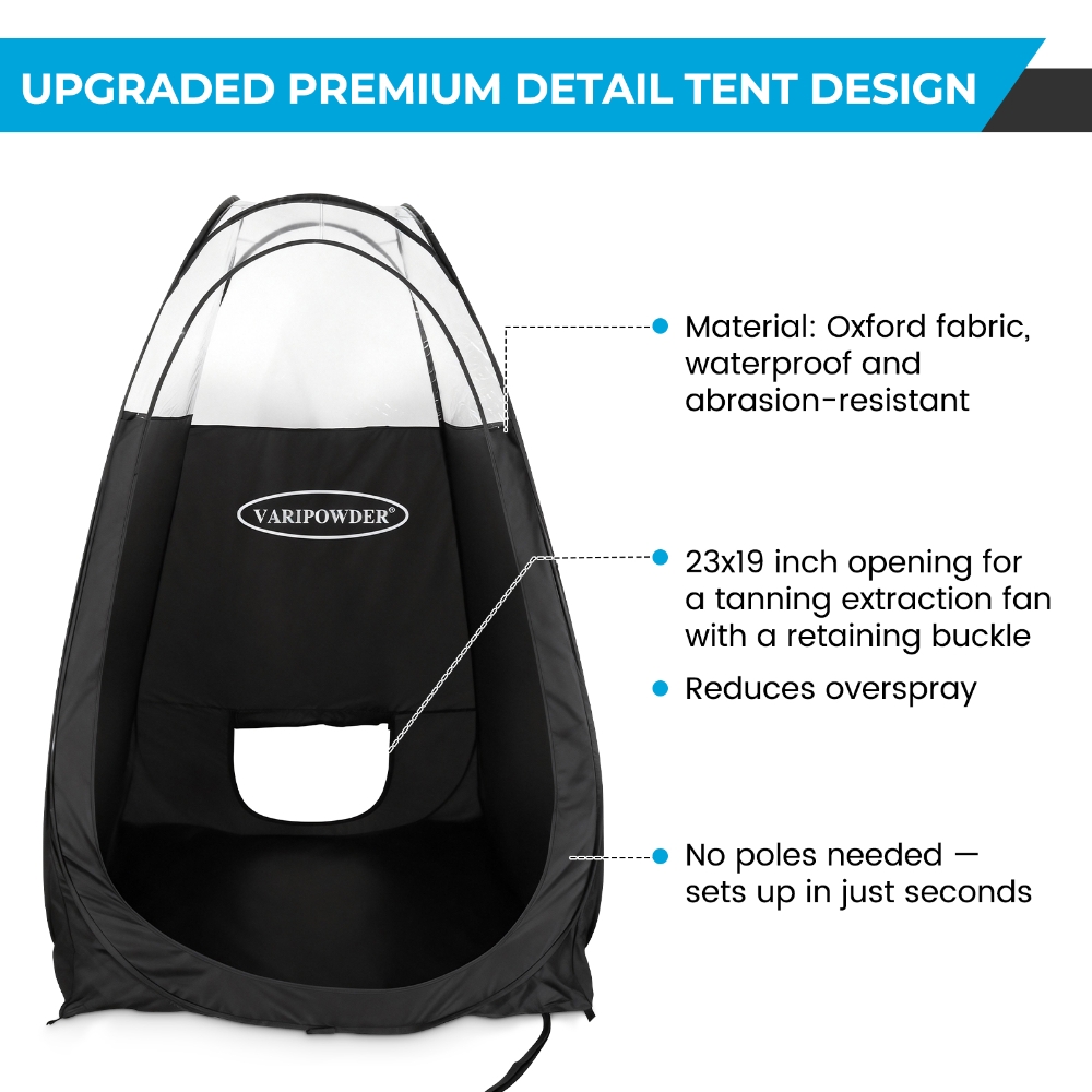 Black Spray Tanning Tent Porta - Emergency Mylar Tent review and price