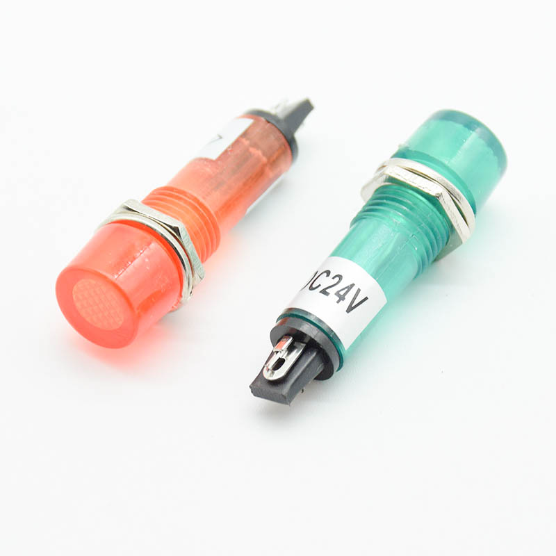 5Pcs 220V 12V 24V DC Mounting  - Signal Panel Orange review and price