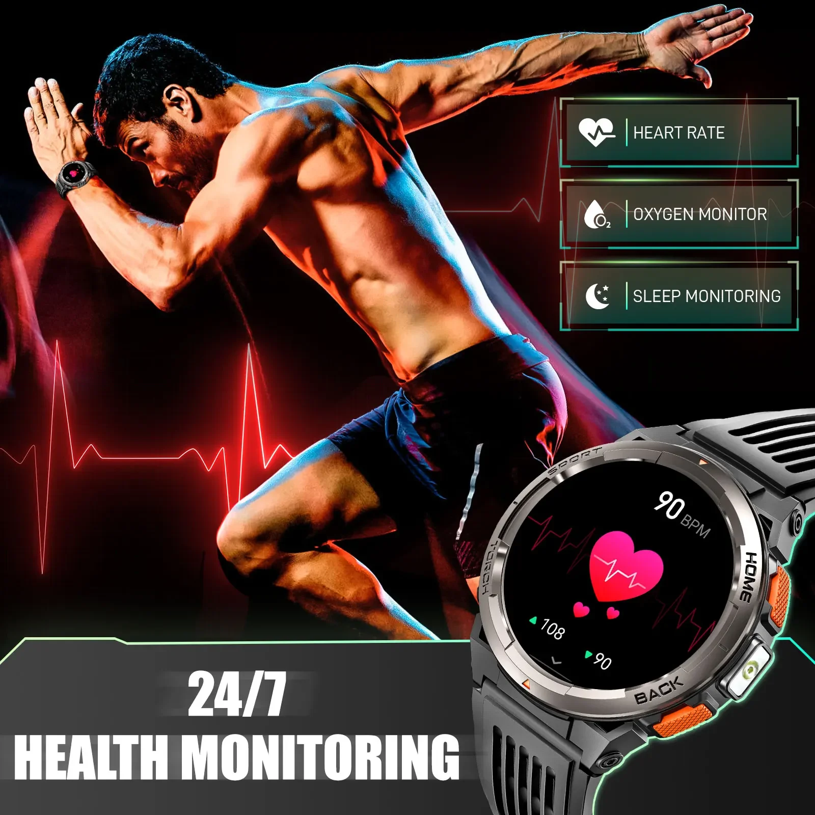 EIGIIS Smart Watch KE5 2024 3A - Compass Lensatic review and price