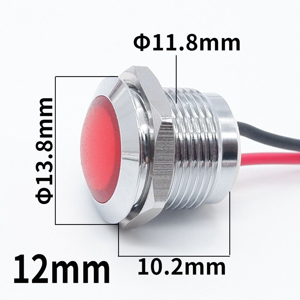 12mm 16mm 19mm 22mm Metal LED  - Signal Panel Orange review and price