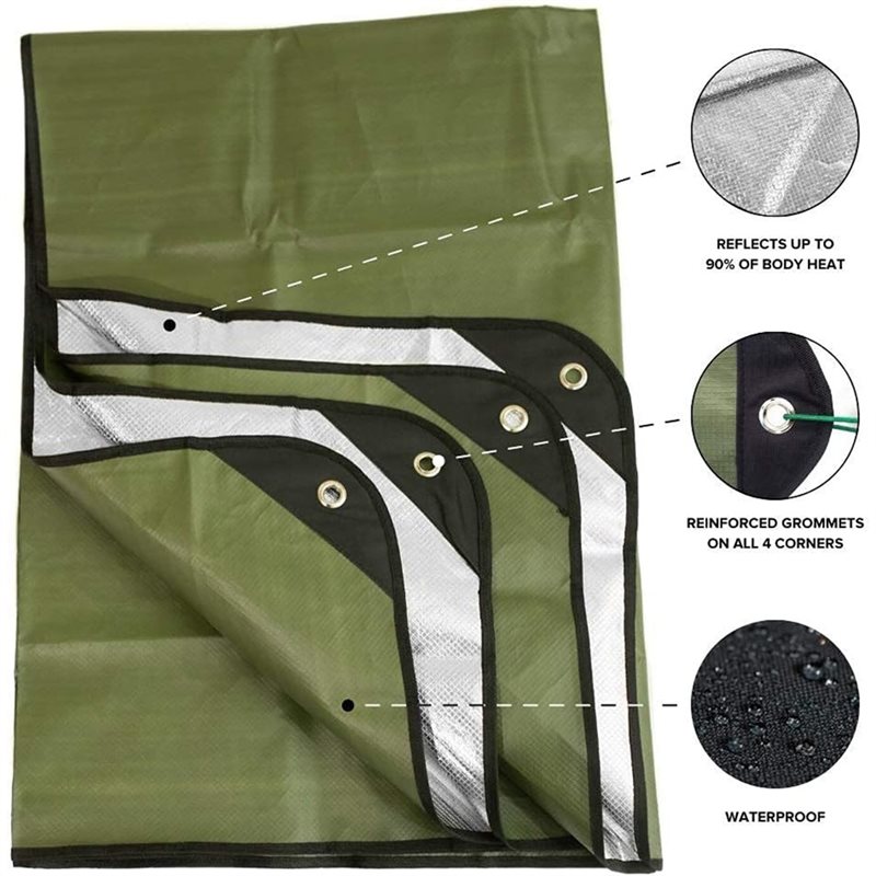 Reusable Insulated Tarp, 210Cm - Survival Blanket Reflective review and price