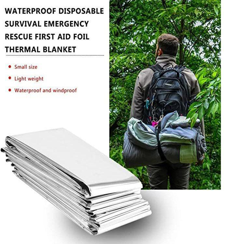 Emergent Blanket Mylar Thermal - Emergency Mylar Tent review and price