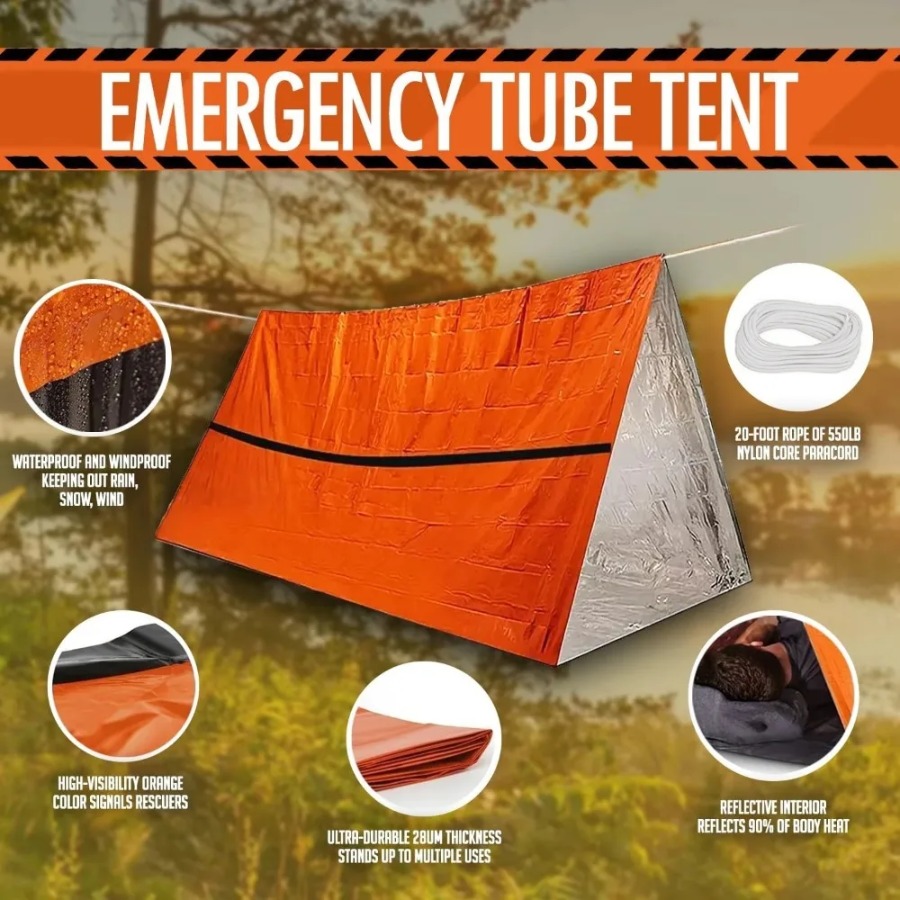 1PC Anti-rain Emergency Sleepi - Emergency Mylar Tent review and price