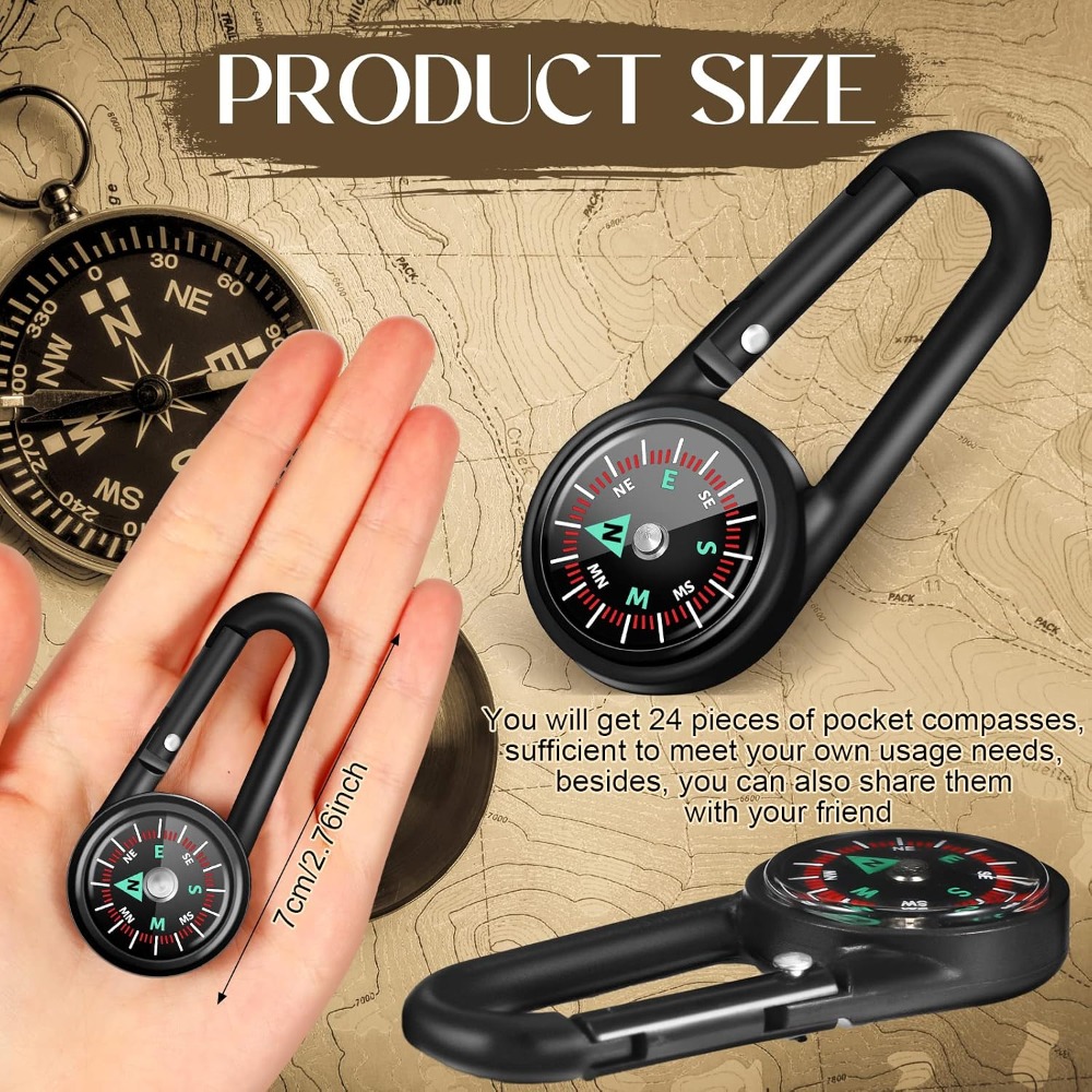 6-50 Pcs Mini Magnetic Compass - Compass Lensatic review and price